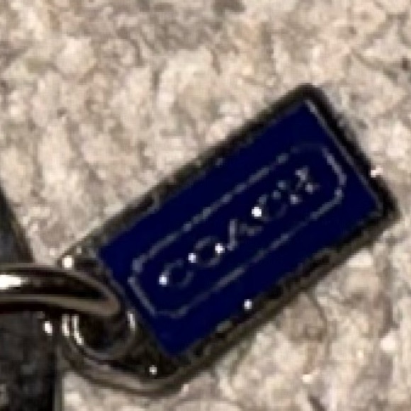Coach Whale Vintage Leather Keychain - Picture 6 of 7